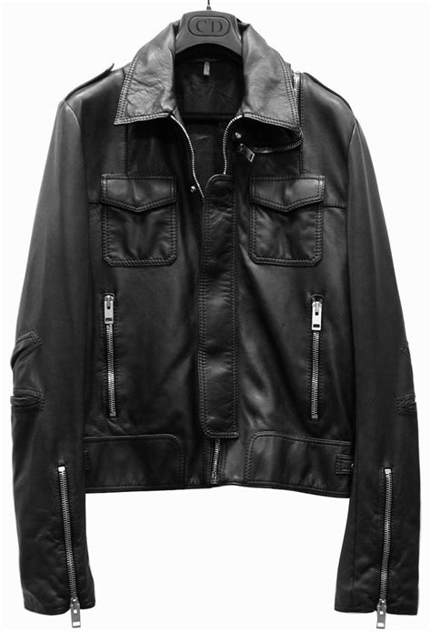 dior 163c507b1225|dior leather jacket.